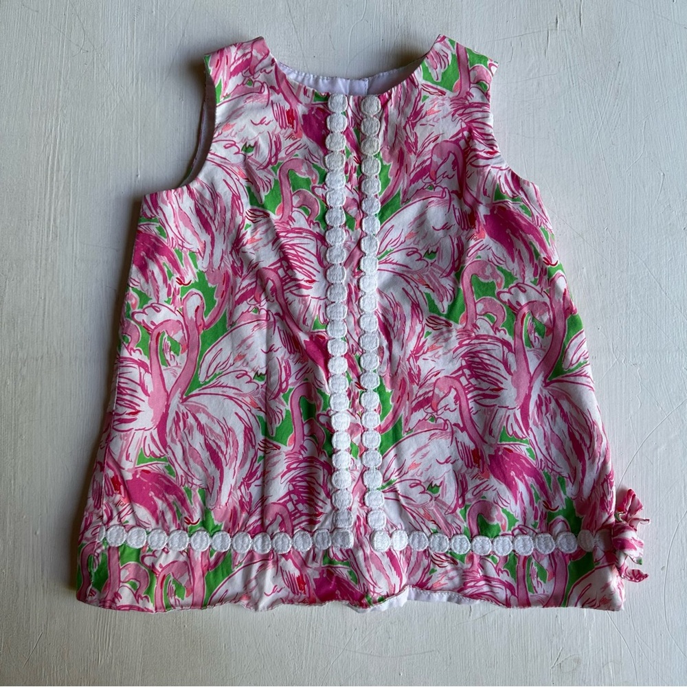 Lilly Pulitzer Flamingo Pink Floral Dress